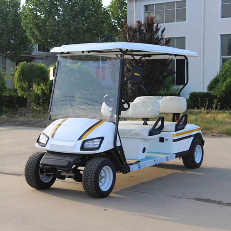 Carro de turismo elétrico clássico de quatro lugares