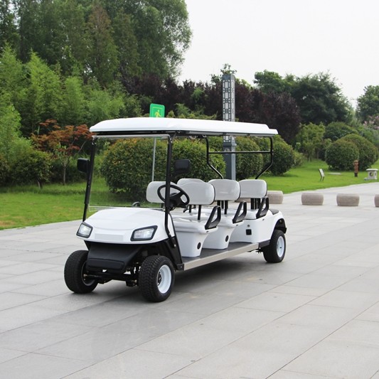 Carro elétrico para campo de golfe de seis lugares